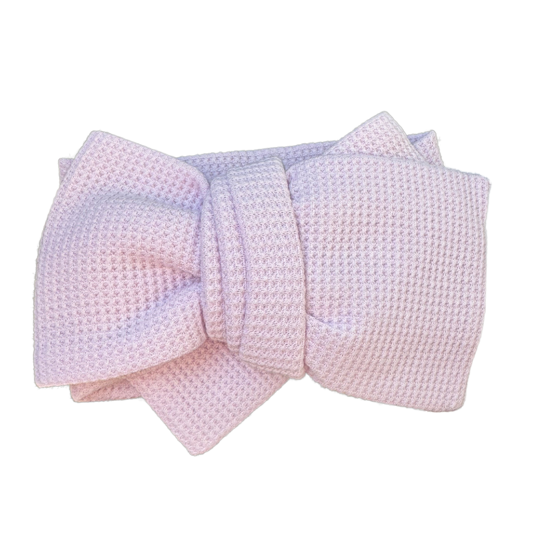 Waffle Topknot - Pastel Lilac