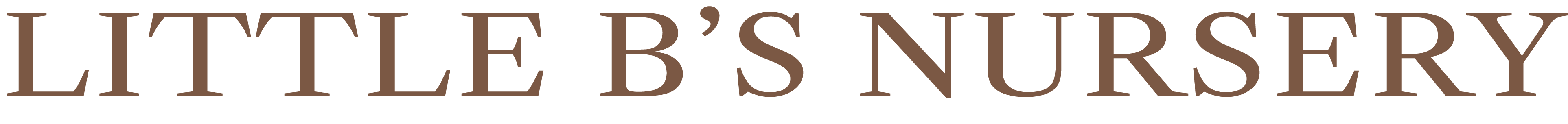 Little B's Nursery logo