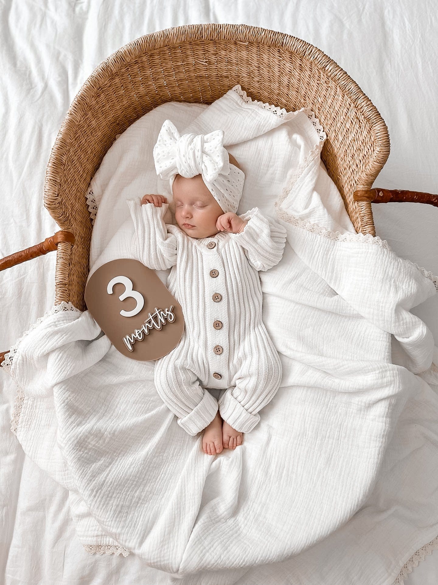 Ribbed Romper ~ Milk - Little B's 