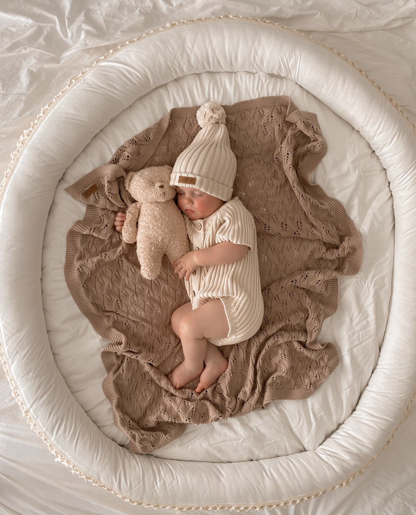 Pre-Order Ships MID - END OF APRIL - Macrame Baby Nest - Large