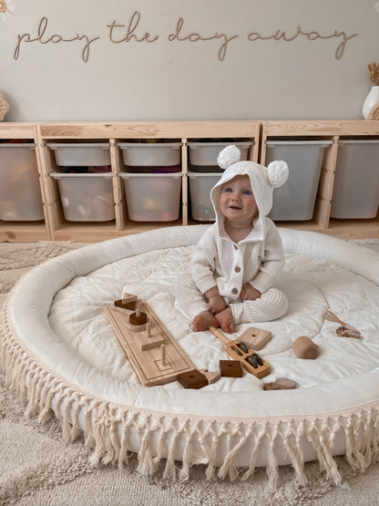 Pre-Order Ships MID - END OF APRIL - Macrame Baby Nest - Large