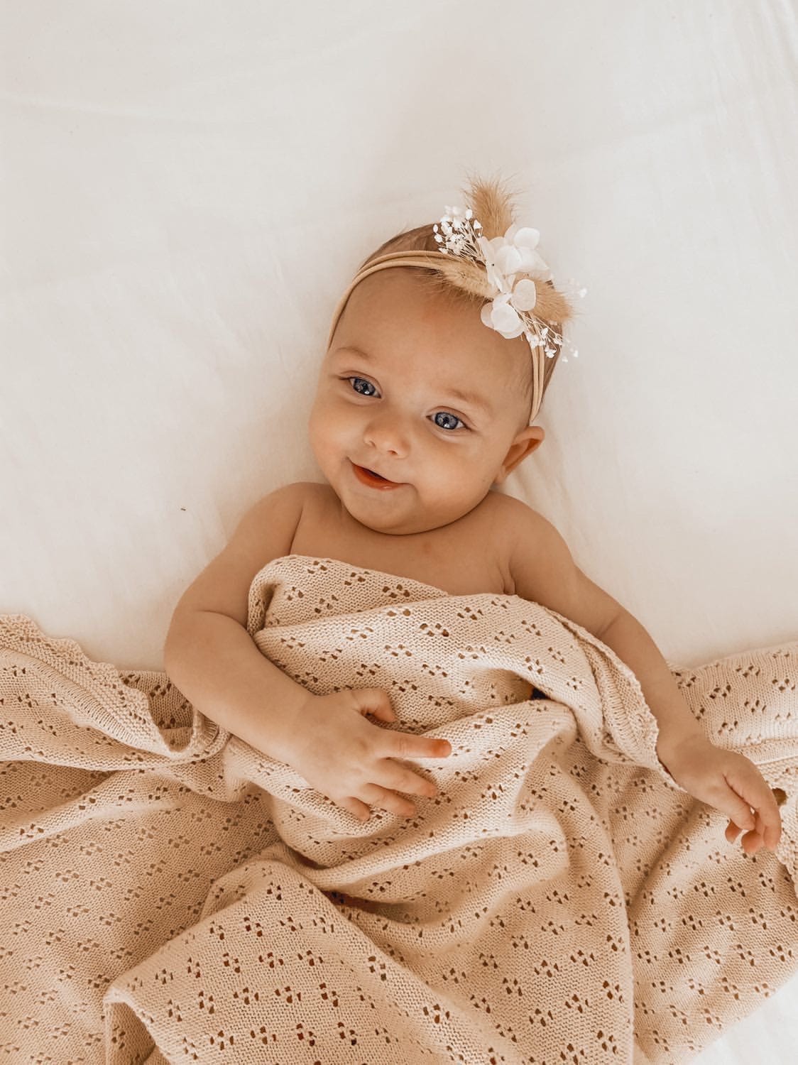 Vintage Pointelle ~ Honey Milk - Little B's 