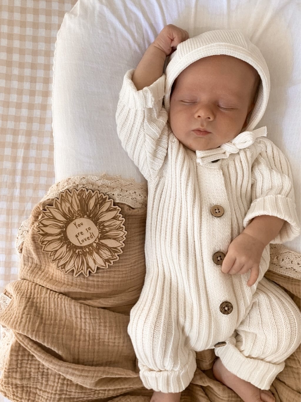 Ribbed Romper ~ Milk - Little B's 