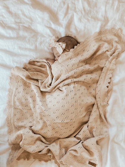 Vintage Pointelle ~ Honey Milk - Little B's 