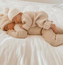Ribbed Romper ~ Honey Milk - Little B's 