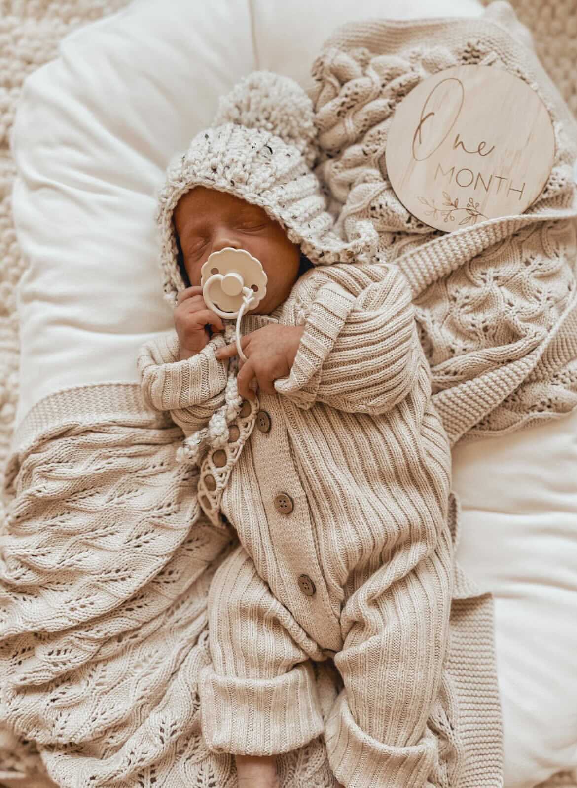 Ribbed Romper ~ Honey Milk - Little B's 